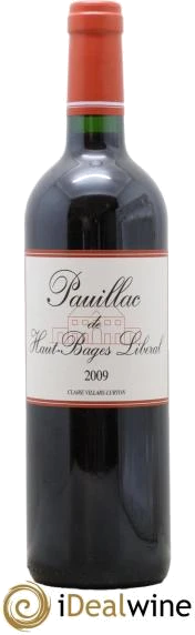 photo Pauillac le Pauillac de Haut Bages Liberal 2009