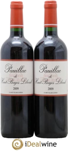 photo Pauillac le Pauillac de Haut Bages Liberal 2009