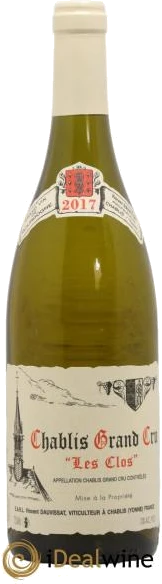 photo Chablis Grand Cru les Clos Vincent Dauvissat 2017