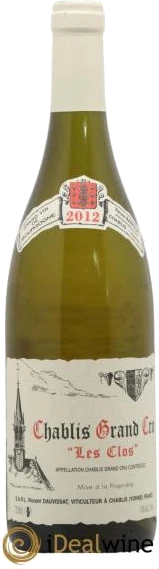 photo Chablis Grand Cru les Clos Vincent Dauvissat 2012