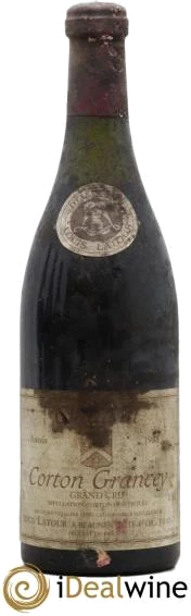 photo Corton Grand Cru Château Corton Grancey Louis Latour 1988