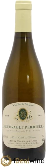 photo Meursault 1er Cru Perrières Henri Germain 2002