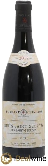 photo Nuits Saint-Georges 1er Cru les Saint Georges Robert Chevillon 2017