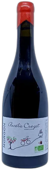 illustration du vin Morgon Cru du Beaujolais Bio Aurélie Crozet Rouge 2022