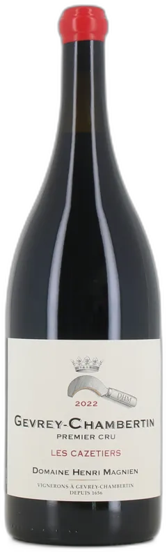 photo Jéroboam Vin Rouge Gevrey Chambertin 1er Cru Cazetiers 2022 Henri Magnien