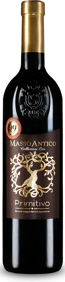 photo Cantine di Ora Masso Antico Primitivo Appassite Collezione Oro 2023 Gold