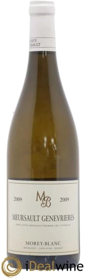 photo Meursault 1er Cru Genevrières Morey-Blanc 2009