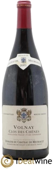 photo Volnay 1er Cru Clos des Chênes Château de Meursault 2001