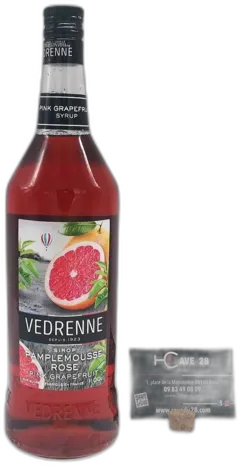 capture du vin Sirop Pamplemousse Vedrenne