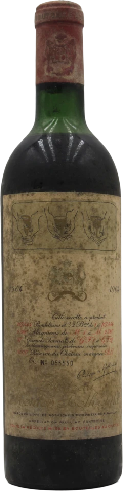 photo Chateau Mouton Rothschild 1964