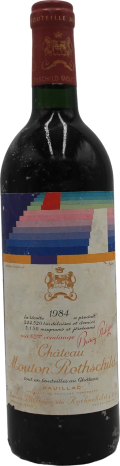 photo Chateau Mouton Rothschild 1984