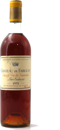 photo Château de Fargues 1971 Aoc Sauternes