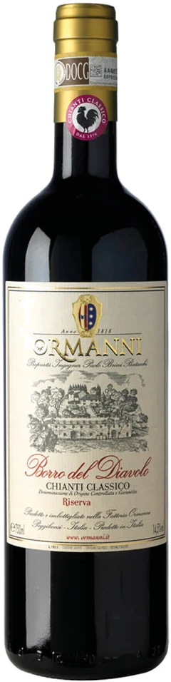 photo Chianti Classico Riserva Docg Borro Del Diavolo Ormanni 2021