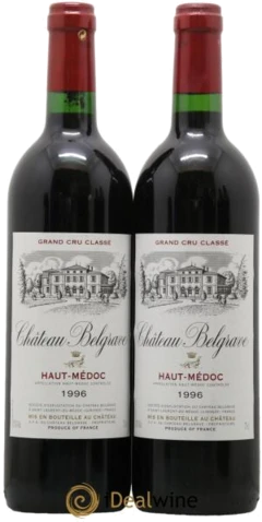 photo Château Belgrave 5ème Grand Cru Classé 1996