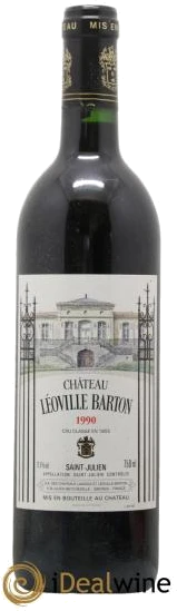 photo Château Léoville Barton 2ème Grand Cru Classé 1990