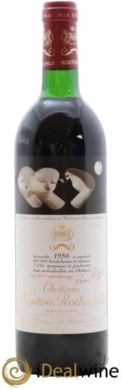 photo Château Mouton Rothschild 1er Grand Cru Classé 1986