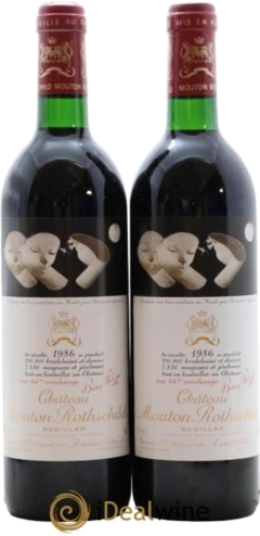 photo Château Mouton Rothschild 1er Grand Cru Classé 1986