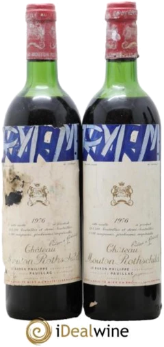 photo Château Mouton Rothschild 1er Grand Cru Classé 1976