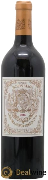 photo Pichon Longueville Baron 2ème Grand Cru Classé 2015