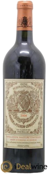 photo Pichon Longueville Baron 2ème Grand Cru Classé 2004