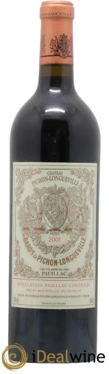 photo Pichon Longueville Baron 2ème Grand Cru Classé 2001