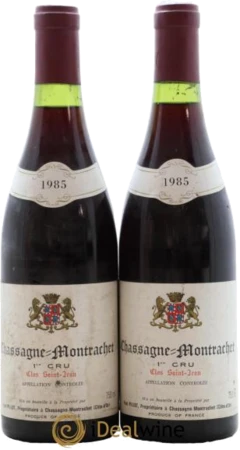 photo Chassagne-Montrachet 1er Cru Clos Saint-Jean Paul Pillot 1985