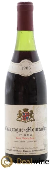 photo Chassagne-Montrachet 1er Cru Clos Saint-Jean Paul Pillot 1985