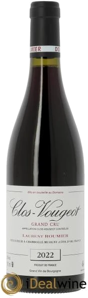 photo Clos de Vougeot Grand Cru Laurent Roumier 2022