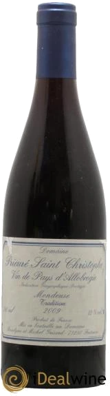 photo Vin de Savoie Mondeuse Tradition Prieuré Saint Christophe 2009