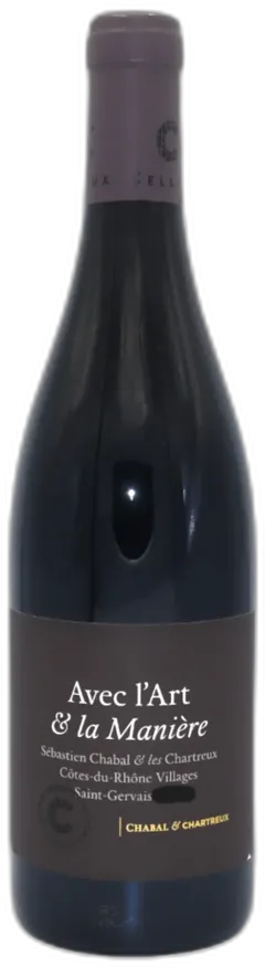 illustration du vin l’Art et la Manière Côtes du Rhône Villages Saint-Gervais Chabal & les Chartreux