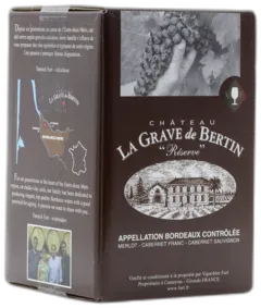 photo Bag in Box Bordeaux Rouge Château la Grave de Bertin