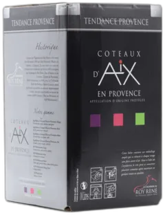 aperçu du vin Bag in Box Rosé Coteaux d’Aix en Provence Bib 10 Litres Vignerons du Roy René