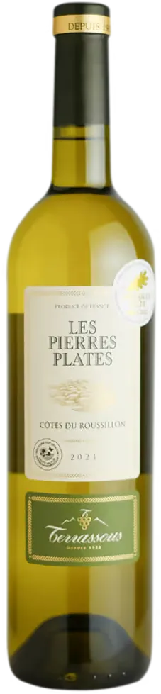 photo du vin les Pierres Plates Blanc Terrassous