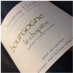 photo Domaine Jean-Yves Bizot Bourgogne Rouge le Chapitre 2013