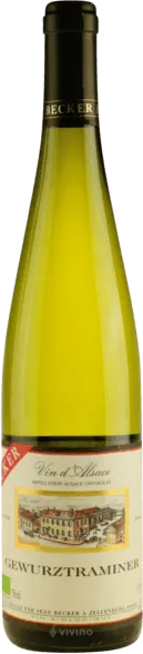 photo Alsace Gewurztraminer Domaine Jean Becker