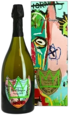 photo Champagne Dom Perignon 2015 Jean Michel Basquiat