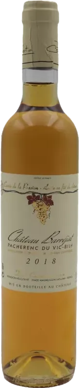 photo Château Barréjat Pacherenc Cuvée de la Passion 2021