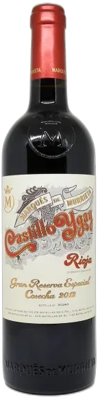 photo du vin Marques de Murrieta Castillo Ygay Gran Reserva Especial 2012