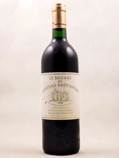 photo le Bahans Haut Brion Pessac Léognan 1992