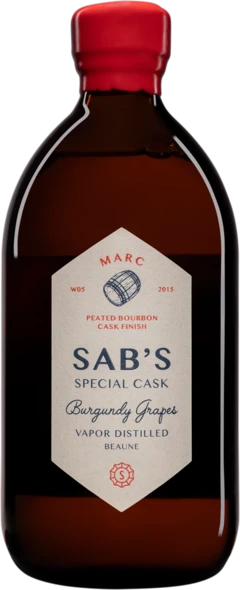 photo Sab'S Eau de Vie de Bourgogne Très Vieux Marc de Bourgogne Special Cask Finish in Peated Bourbon Cask