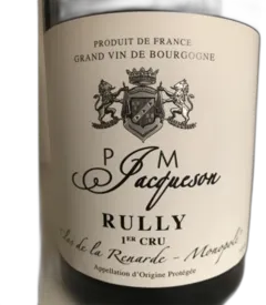 photo Rully 1er Cru la Renarde 1er Cru 2022