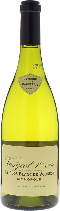 photo Vougeot 1er Cru le Clos Blanc 2022 Domaine Vougeraie, Bourgogne Blanc