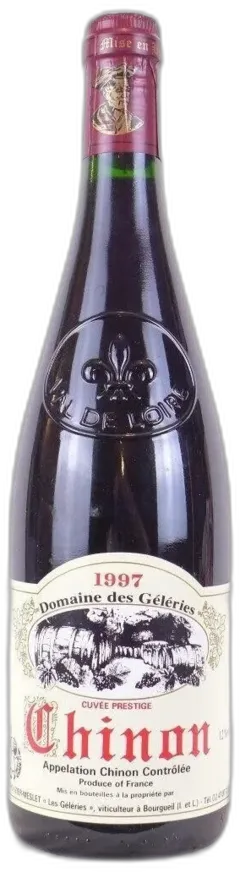 photo 1997 Chinon Domaine des Géléries Cuvée Prestige Rouge Loire Touraine