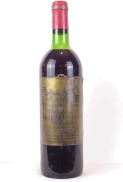 photo 1976 Margaux Château Durfort-Vivens Grand Cru Classé Rouge Bordeaux