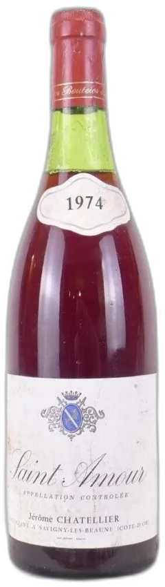 photo 1974 Saint-Amour Jérôme Chatellier Rouge Beaujolais