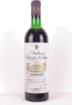 photo 1973 Margaux Château Prieuré-Lichine Grand Cru Classé b2 Rouge Bordeaux