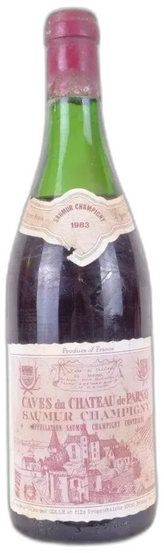 photo 1983 Saumur-Champigny Château de Parnay Rouge Loire Anjou
