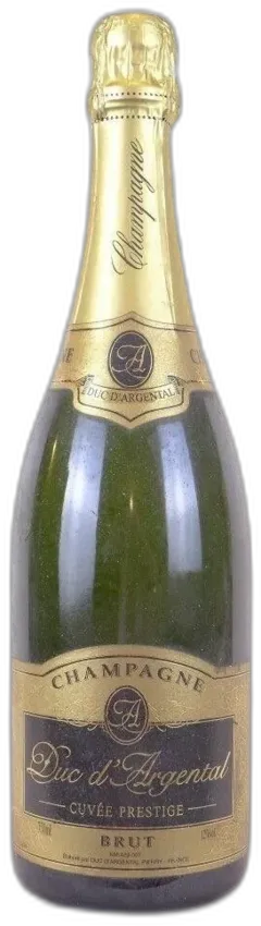 photo Années 90 Champagne Duc d’Argental Brut Cuvée Prestige Non Millésimé Années 1990 à 2000 Pétillant