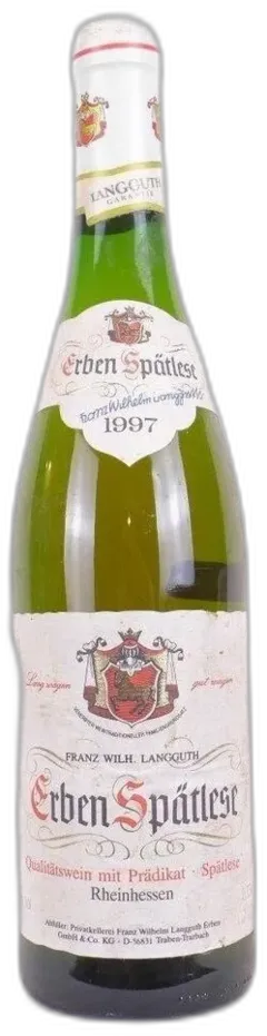 photo 1997 Franz Wilh Langguth Spatlese Moelleux Rheinhessen Allemagne