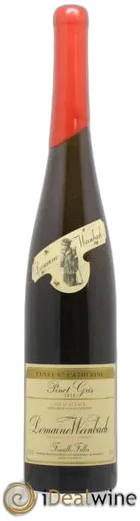 photo Alsace Pinot Gris Cuvée Sainte Catherine Weinbach 2018